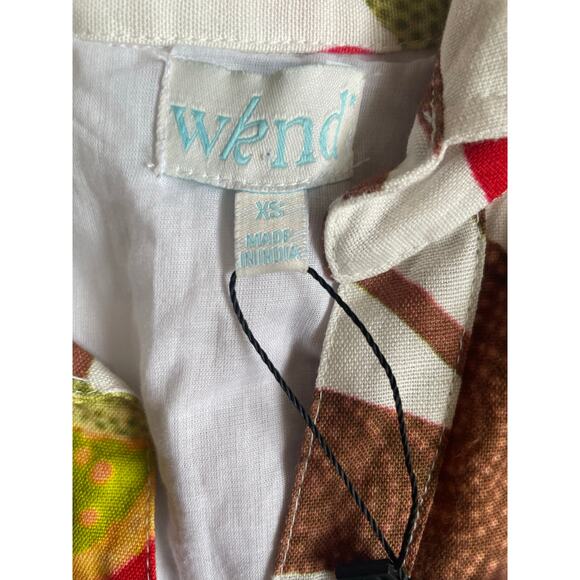 WKND Frock Floral Sorrento Maxi Button Up Dress Size XS Fit and Flare Resort - Picture 7 of 8